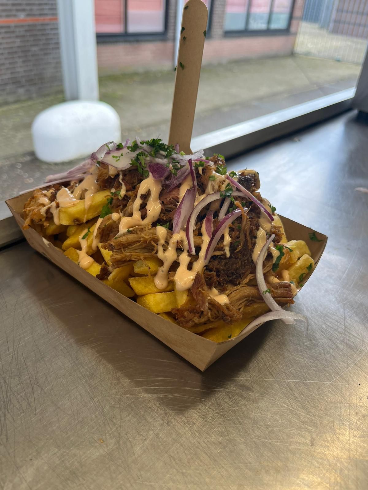 Loaded Fries smoky chicken